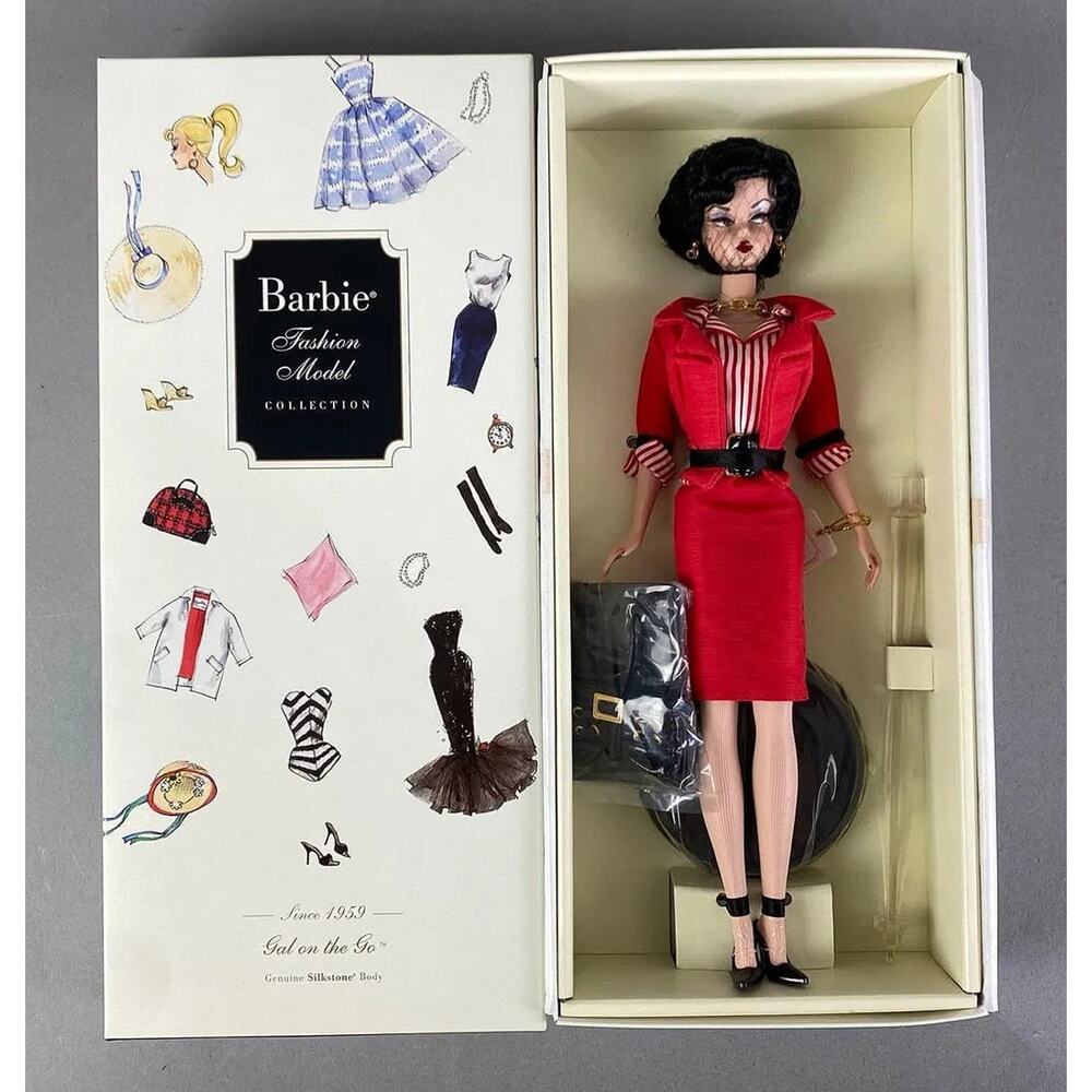 Barbie Fashion Model Collection Gal on the Go Silkstone Doll 2008 Mattel N5021